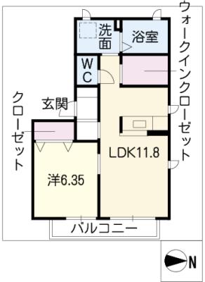 メゾン　アートカミサワの間取り