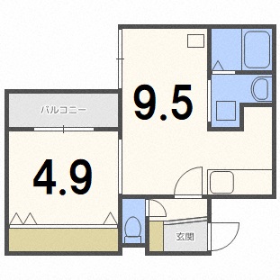 プリマベーラ南平岸の間取り