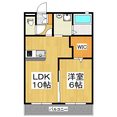 赤磐市桜が丘東のアパートの間取り