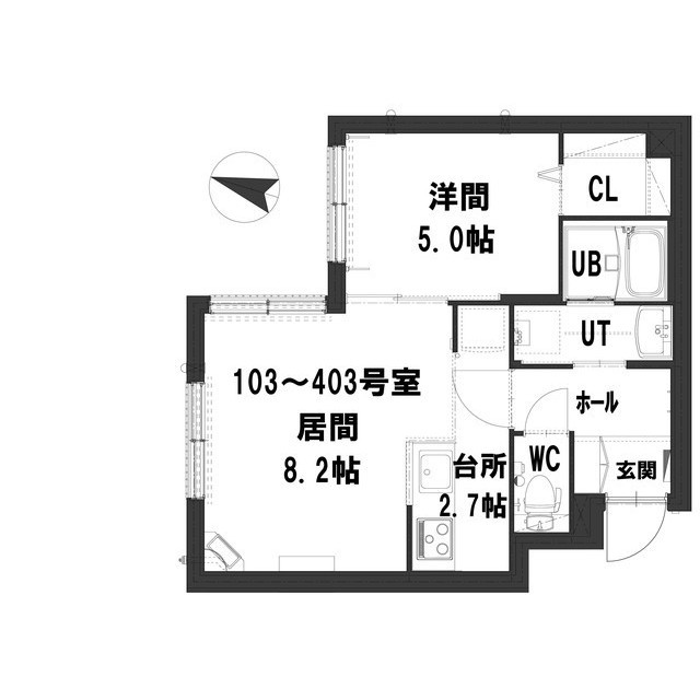 グランメール　Ｒｅｓｉｄｅｎｃｅ元町の間取り