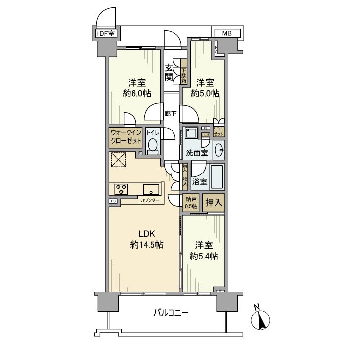 オハナ茅ケ崎の間取り