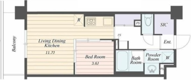 ART RESIDENCE IN OoTAKAnoMORIの間取り