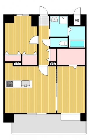 菊池郡菊陽町大字津久礼のマンションの間取り