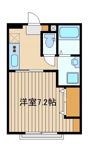 豊島区雑司が谷のアパートの間取り