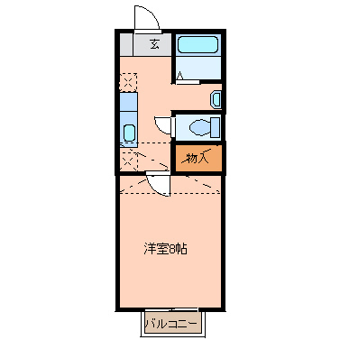 伊藤賃貸住宅　ＷＥＳＴの間取り