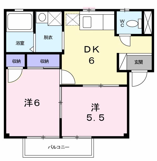 エトアールサチの間取り