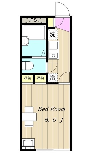 海老名市泉のアパートの間取り