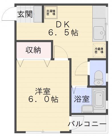 向日葵荘の間取り