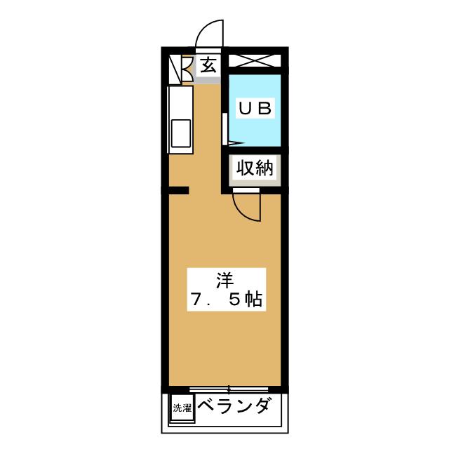 スカイブルー関口の間取り