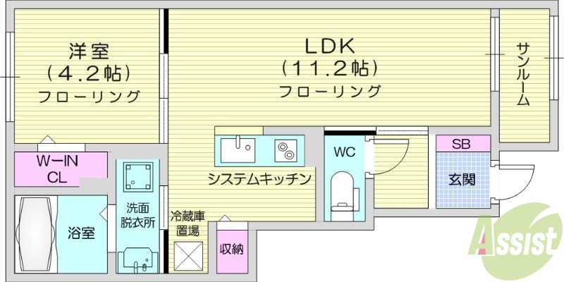 マクリ―ムーアの間取り