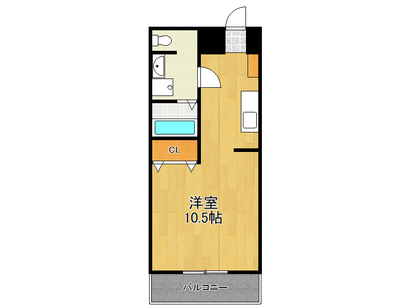 筑紫野市二日市北のマンションの間取り