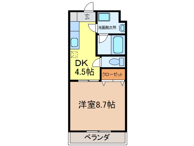 ブルージュＭの間取り