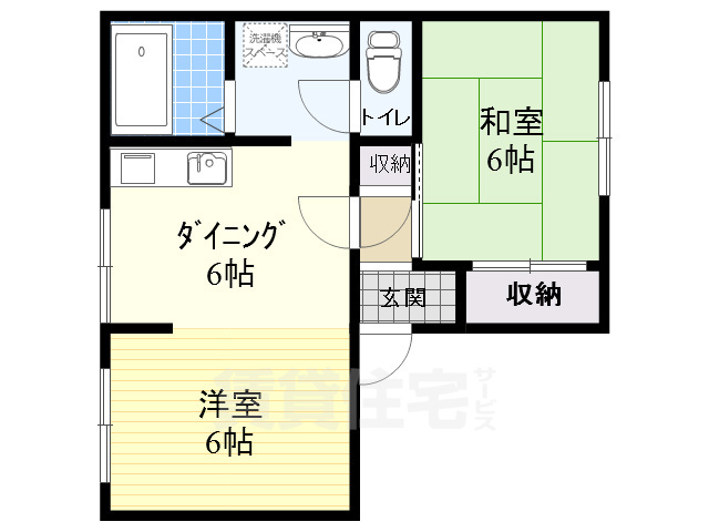 南春日丘ハイツの間取り