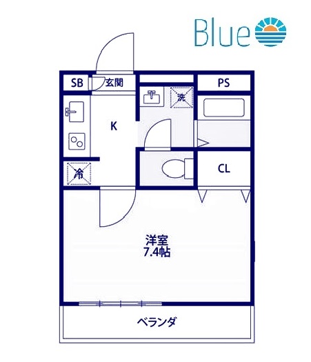 藤沢市辻堂新町のマンションの間取り