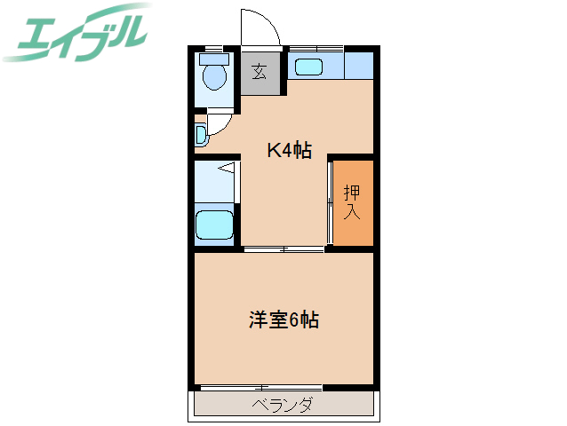 【岩渕松鶴の間取り】