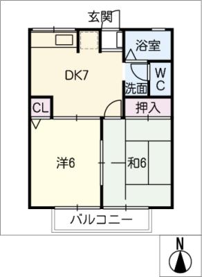 カトレア後藤の間取り