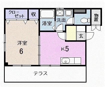 シャルマンハウスの間取り