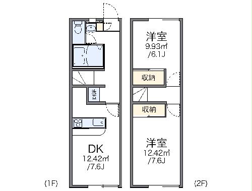 レオパレスアルカンシェルの間取り