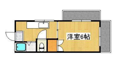 鹿児島市上之園町のマンションの間取り