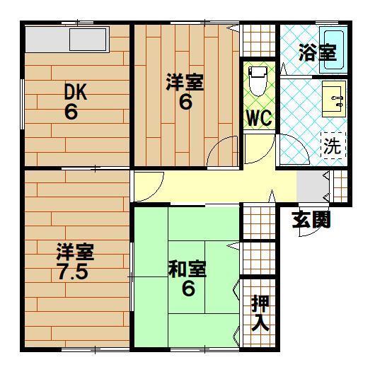 シェモア元町Ａ棟の間取り