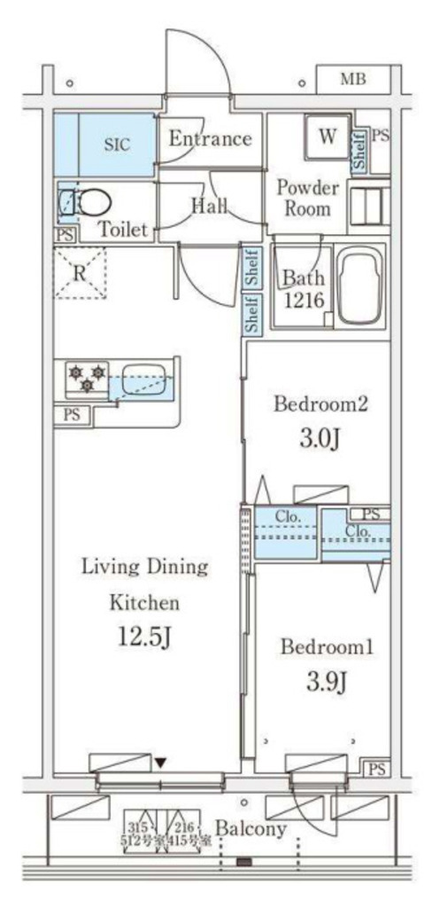 テラス杉並方南町の間取り