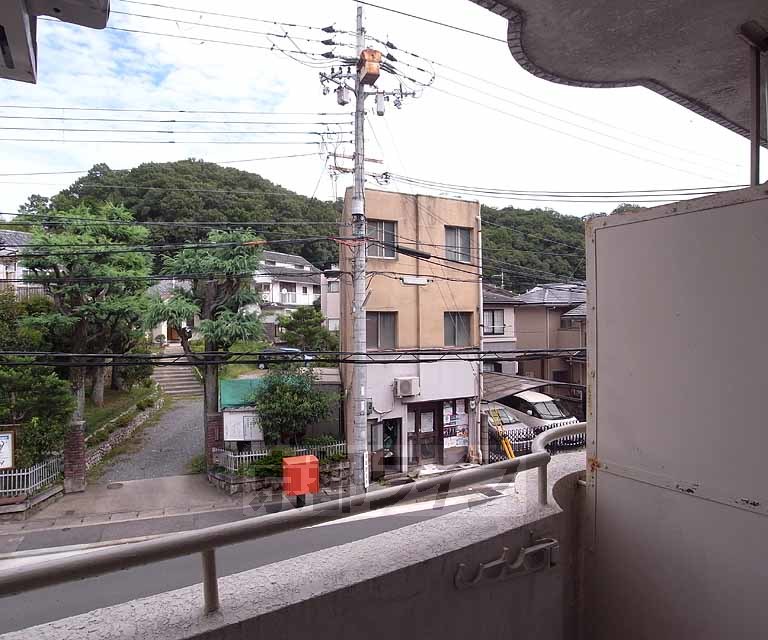 眺望　バス停目の前