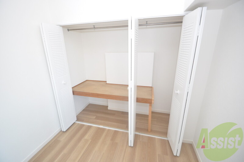 収納　大容量のクローゼットは荷物が多い方も安心ですよ。