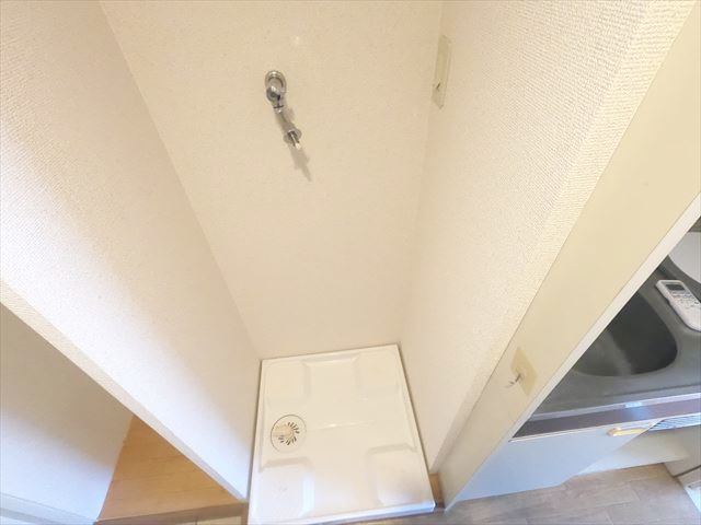 洗面設備　もちろん室内洗濯機置場もあります