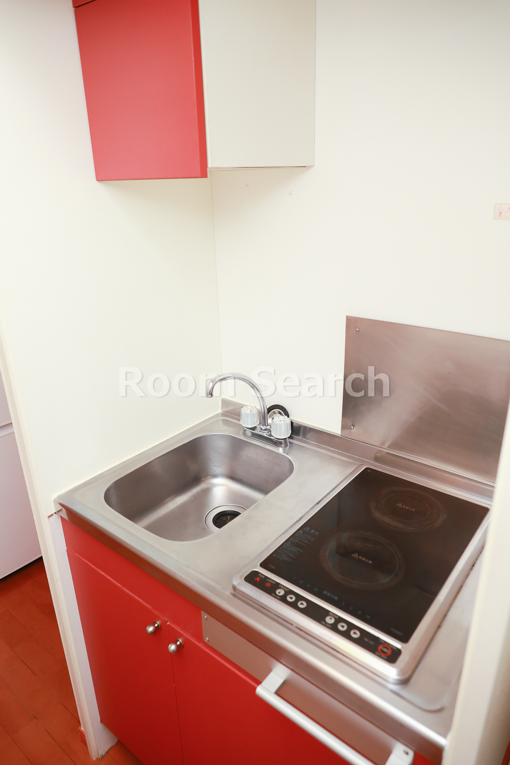 キッチン　2口コンロ、キッチン収納