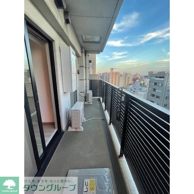 バルコニー　同タイプ別部屋の写真です