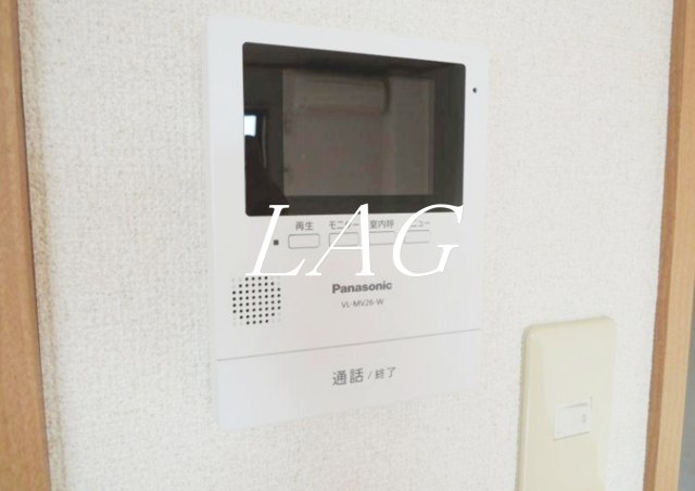 セキュリティ　モニター付きインターフォンです。