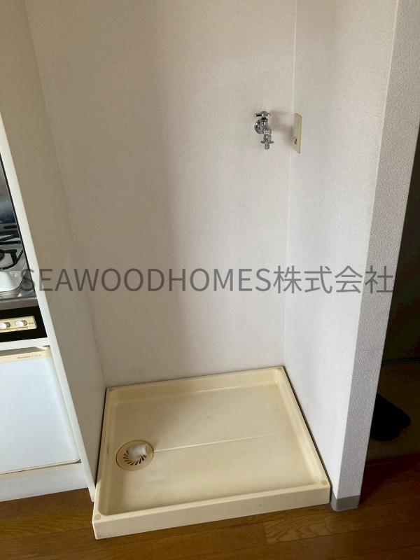 洗面設備　室内洗濯機置き場