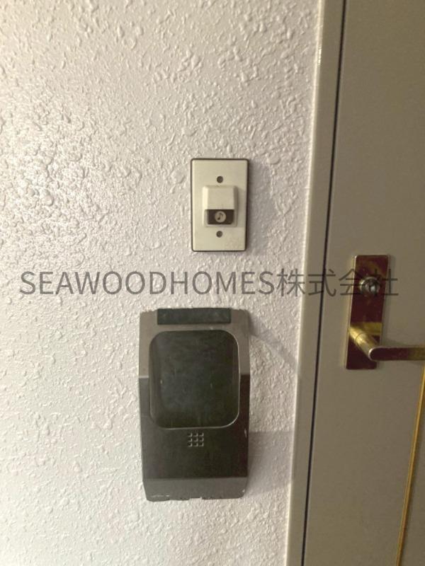 セキュリティ　モニター付きインターフォンで安心