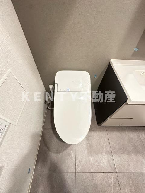 洗面設備　広い洗面スペース