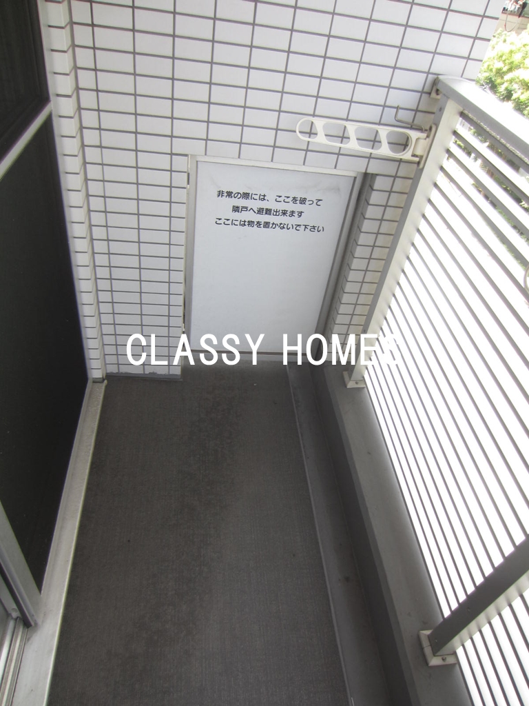 バルコニー　2013年竣工　ズーム浜松町：バルコニー