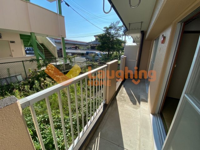 バルコニー　広々としたバルコニーです