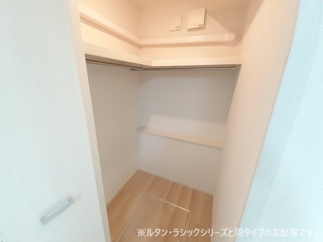 収納　大きなWIC完備。