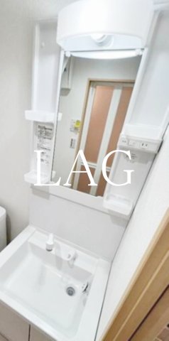 洗面設備　洗面台です。