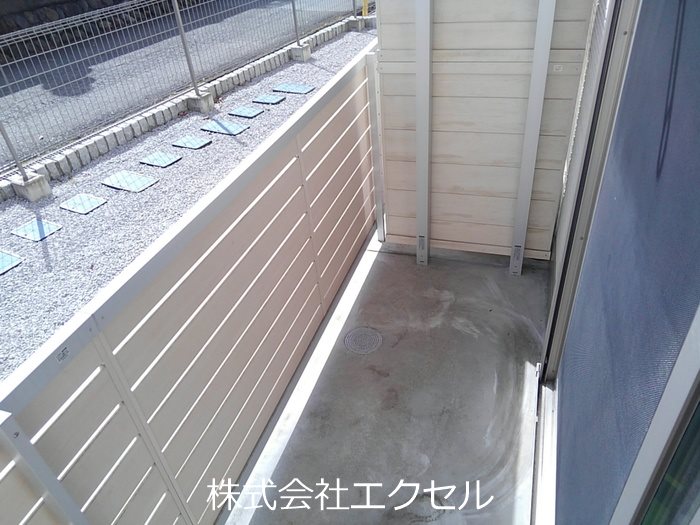 バルコニー　風通しの良いベランダです。」