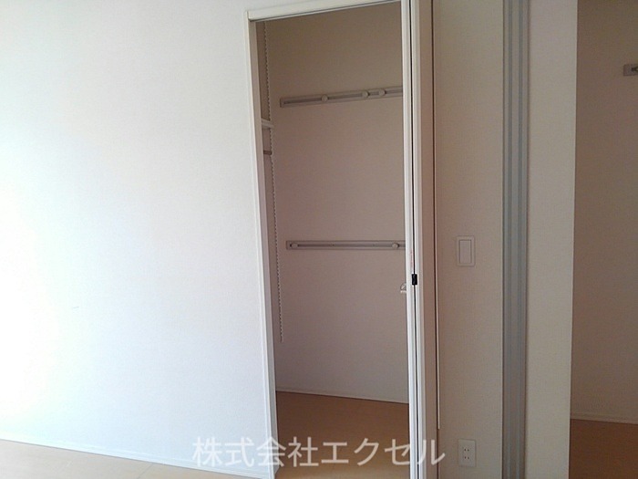 収納　クローゼットです。