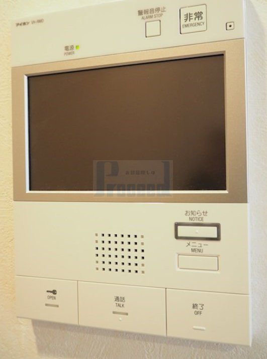 セキュリティ　☆モニター付きインターホン☆