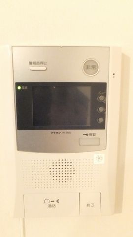 セキュリティ　安心のモニタ付きオートロック