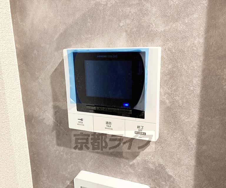 セキュリティ　カウンターキッチン！　モニター付きで安心・