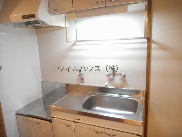 キッチン　ガスコンロ設置可！
