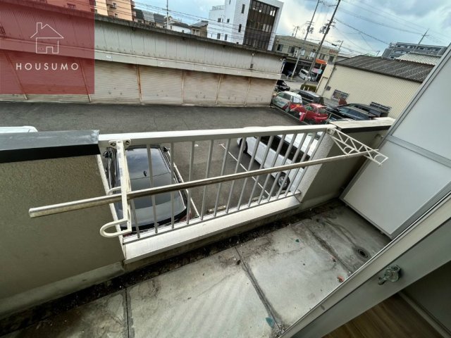バルコニー　落ち着いた時間を過ごせるバルコニーです