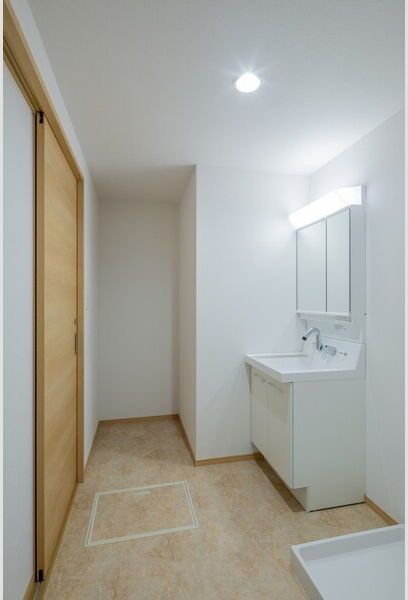 洗面設備　※建築中につき、他物件の写真です