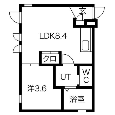 Ceres岩塚駅前A棟の間取り写真