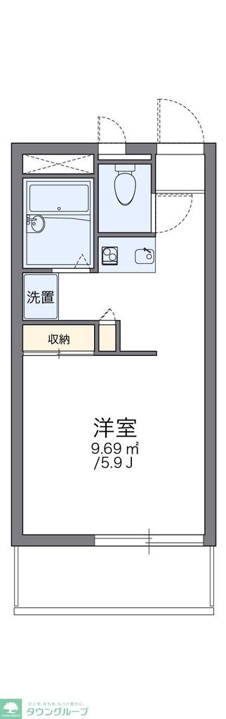 レオパレスけやきの間取り写真