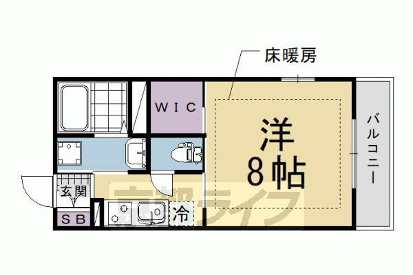 京阪本線 藤森駅 徒歩6分 3階建 築10年の間取り写真