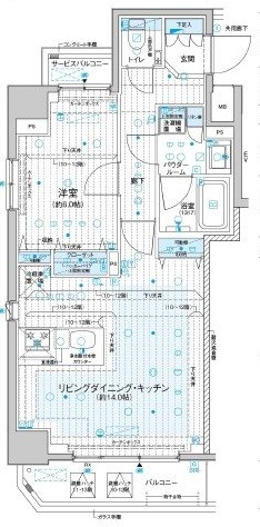 メインステージ千住河原町の間取り写真